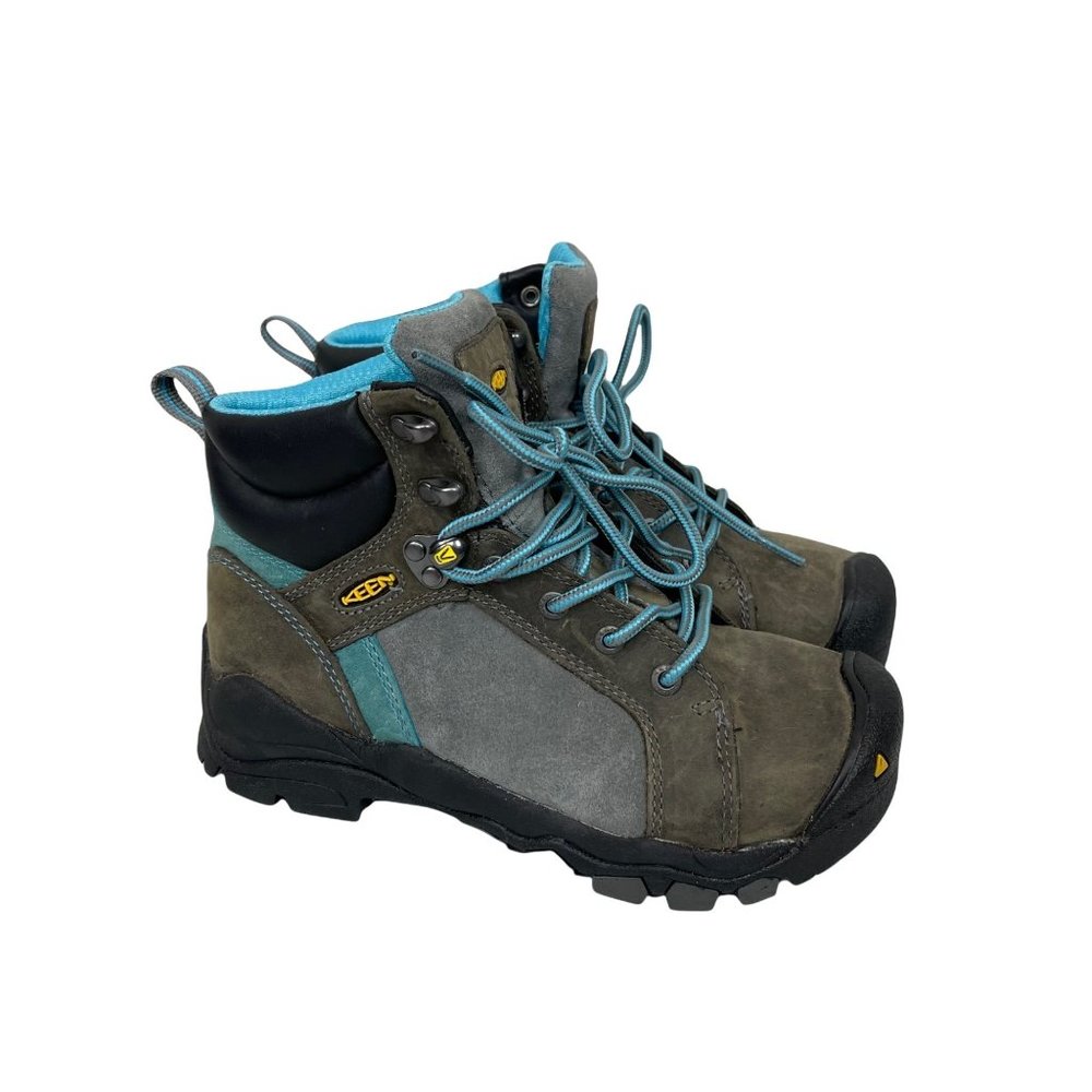 Keen Salem Steel Toe Leather Waterproof Slip Resistant Work Boots Womens sz 5.5